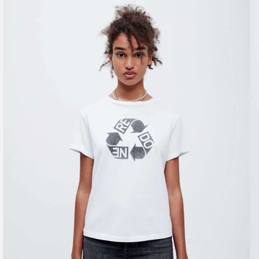 RE/DONE Classic "RE/DONE Recycle" Tee size small